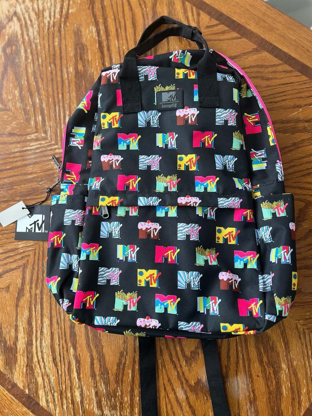MTV Logos Backpack Adjustable Padded Straps